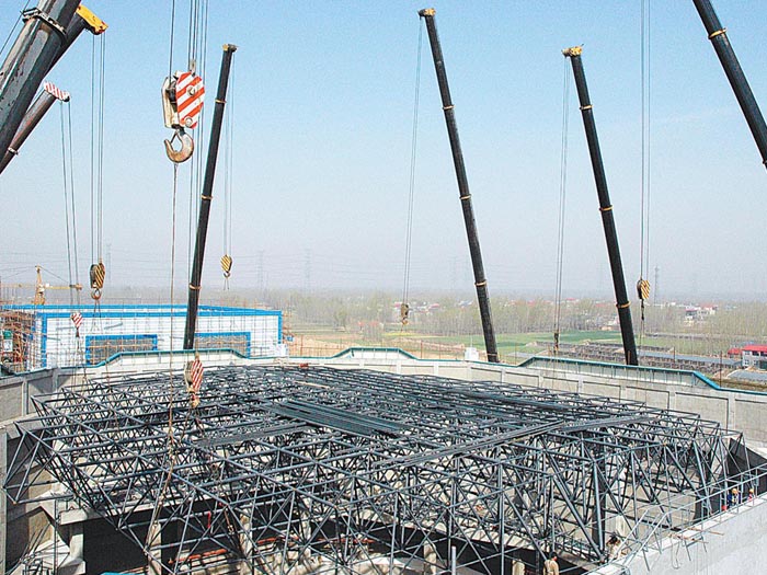 吴江网架高空滑移法